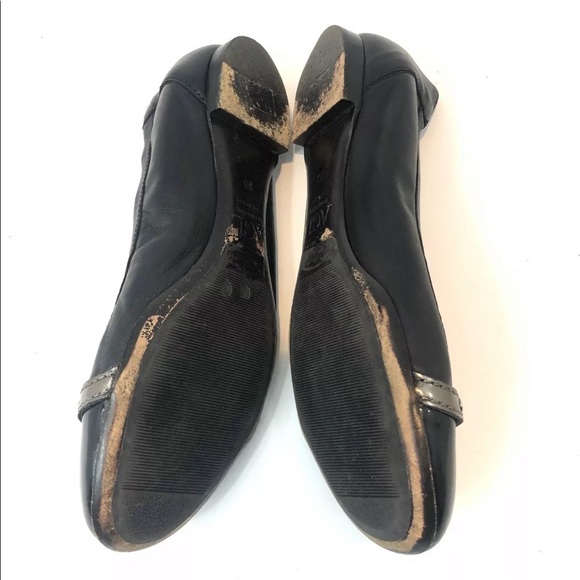 AGL Attilio Guisti Leomebruni patent cap toe Flats - Picture 8 of 11